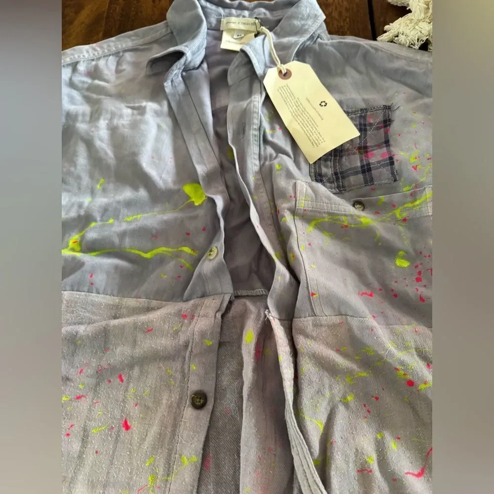 New Free People x Tricia Fix Muscle Shirt Size Medium